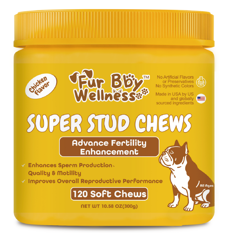 Super Stud Chews-Reproductive Health Supplement for Dogs – Boost Fertility & Vitality