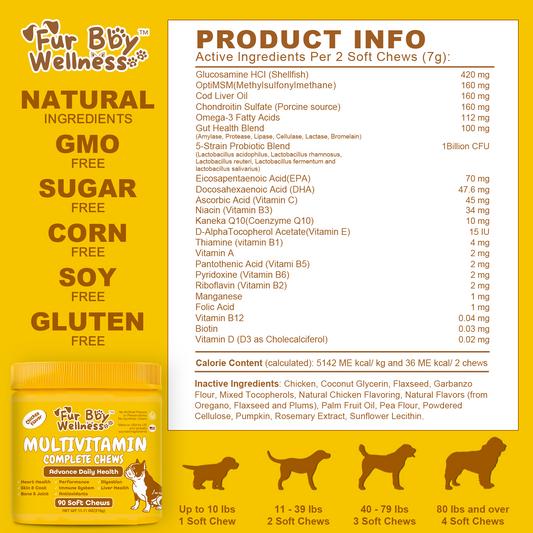 Multivitamin Complete Chews for Dogs – Complete Health Support