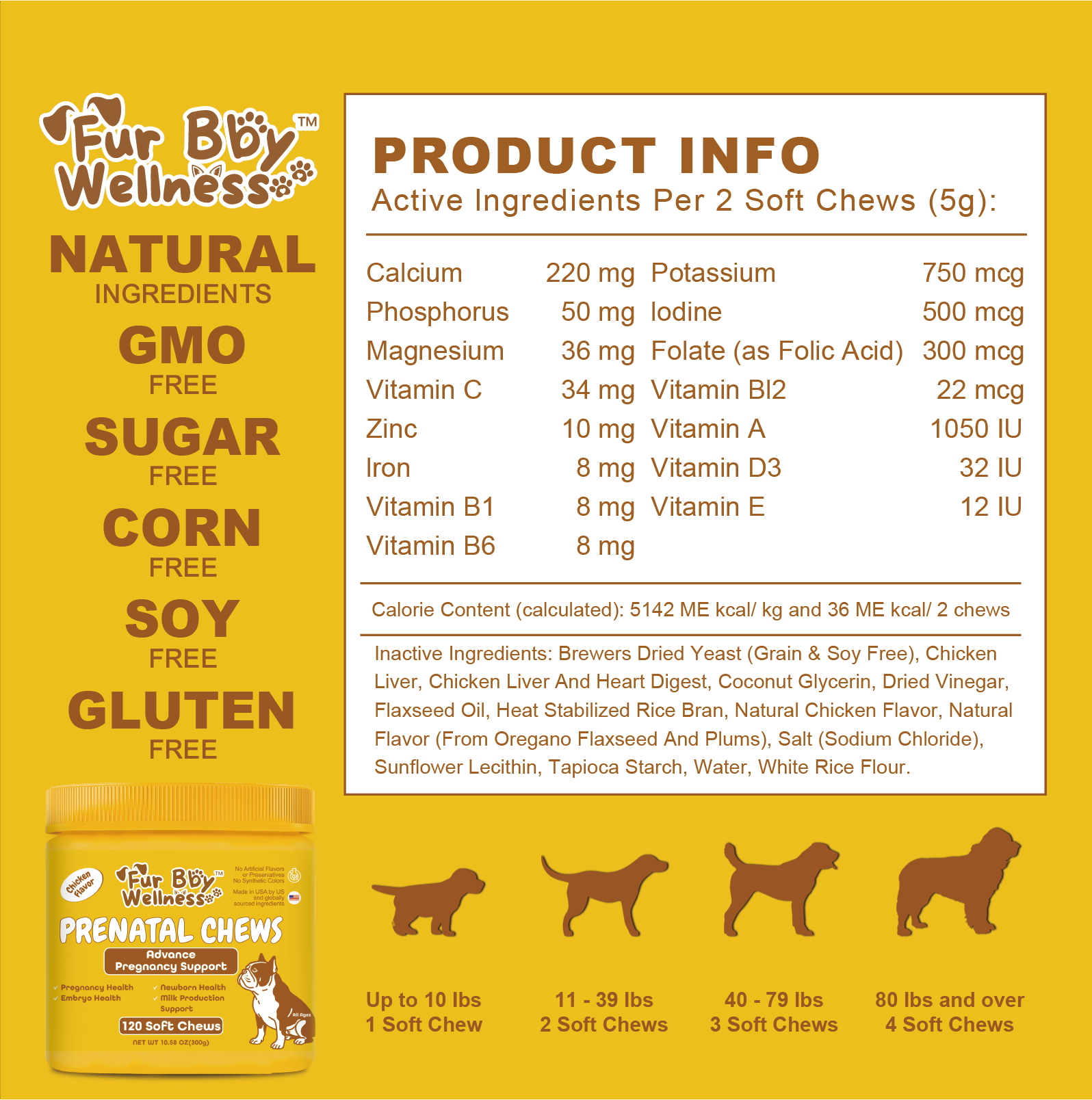 Prenatal Chews for Dogs – Essential Nutritional Support for Pregnancy & Puppies